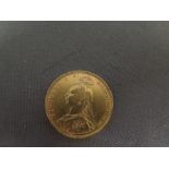 A Victorian gold Sovereign dated 1897