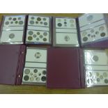 British coin collecting in four albums -