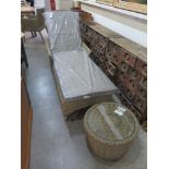 A Bramblecrest Sahara sun lounger and cu