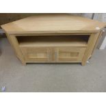 A new oak effect corner TV stand - Heigh