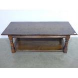 A Multi York oak coffee table - 130 cm x