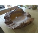 A large root bowl - Diameter 48 cm