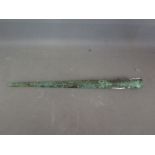 An ancient bronze age socketed spear 120