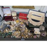 A large assortment of vintage and costum