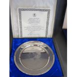 A silver Commonwealth plate to honour th