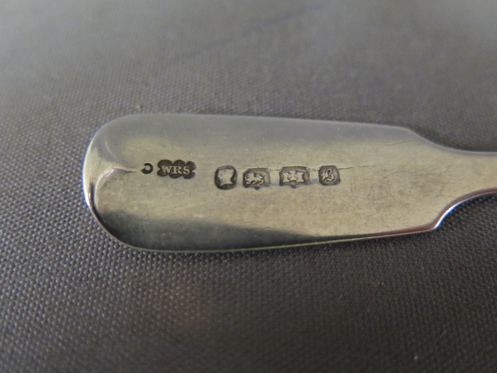 A set of six silver teaspoons - Weight a - Image 2 of 2