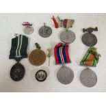 Two un-named World War II medals, an Air