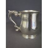 A silver tankard - Birmingham 1936/37 -