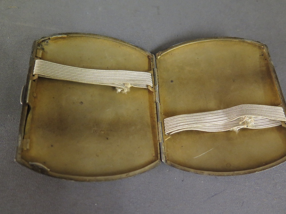 Two silver cigarette cases and a silver - Image 3 of 4