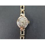 CERTINA a ladies 9ct gold wristwatch - W