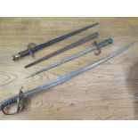 Two 19th century French bayonets - Lengt