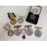 Two World War I medals to 7981 CPL P G B