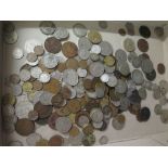 A collection of assorted coinage includi