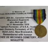 A World War I Victory medal to 742913 PT