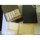 Two slide Microscope slide storage boxes