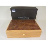 MAPPIN & WEBB - a jewellery box - approx