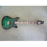 A Paul Allender PRS SE Signature emerald green - Emerald Burst Finish - Electric Guitar - including