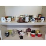 A collection of thirty nine items of Pub Advertising including Marston's Ales jug and ashtray by