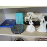 A Beswick group - Spirit of Affection, a Royal Doulton figure - The Dance and a Royal Worcester