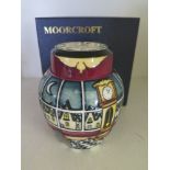 A Moorcroft ginger jar - Hickory Dickory Dock - designer Nicola Slaney  2005 ref. 769 Limited