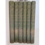 Six volumes of British Birds, Their Nests and Eggs with illustrations by  F W Frohawk published by