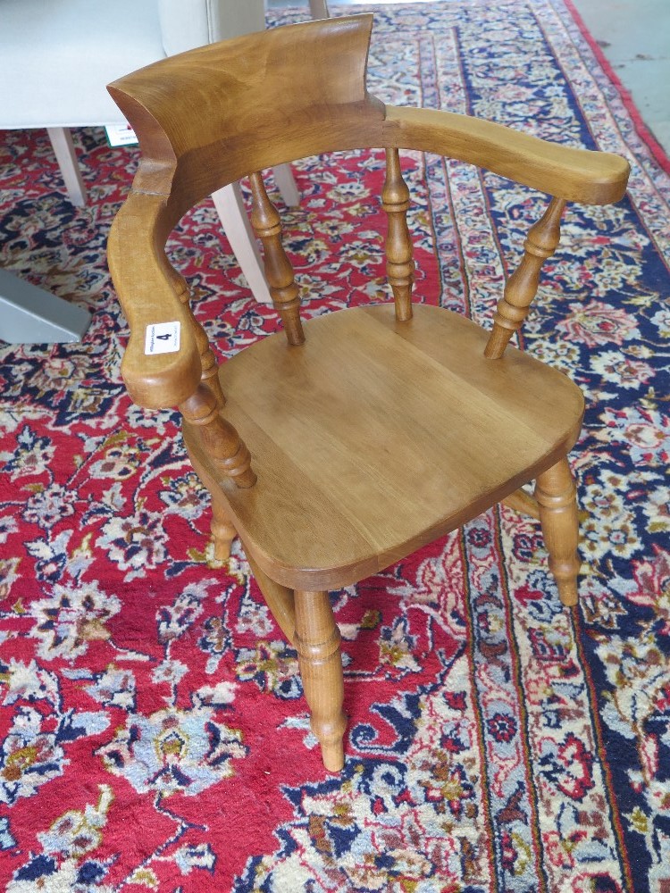 A modern child's Windsor armchair