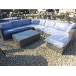 A grey Bramblecrest modular sofa set
