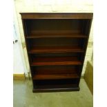 A modern reproduction bookcase with four adjustable shelves - Height 1.38 m x Width 89 cm x Depth