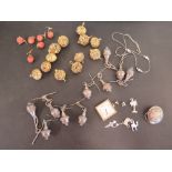 An assortment of buttons and dress adornments - Appear to be of Indian/Persian design - Test as