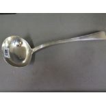 A George IV silver Ladle - Weight approx. 7.3 troy oz - 1821 London by Richard Poulden - Length 33