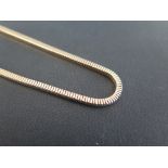 A 9ct gold fancy-link necklace - Hallmarked London - Length 56cms - Weight approx 16.8gms
Condition