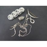 A selection of vintage and costume jewellery