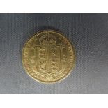 A Victorian half Sovereign 1890