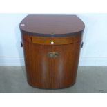 A modern Campaign style rosewood dressing table make-up cabin trunk Marie Galante by Starbay -