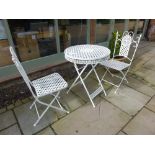 A French style Bistro set