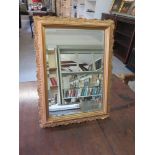 A giltwood framed dressing table mirror,