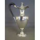 A silver hallmarked ewer - marked for Walker and Hall Sheffield 1898 - 99 - Weight approx. 15.