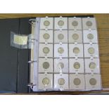 A British silver Shilling collection 1902 - 1967 - good collection,