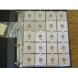 A British silver Threepence collection 1902 - 1943 - all silver coins most are pre 1920 - good