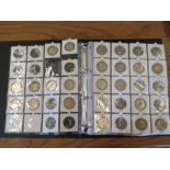 A British Half crown collection - 1902 - 1967 - silver over 90 coins in total - many in high grade