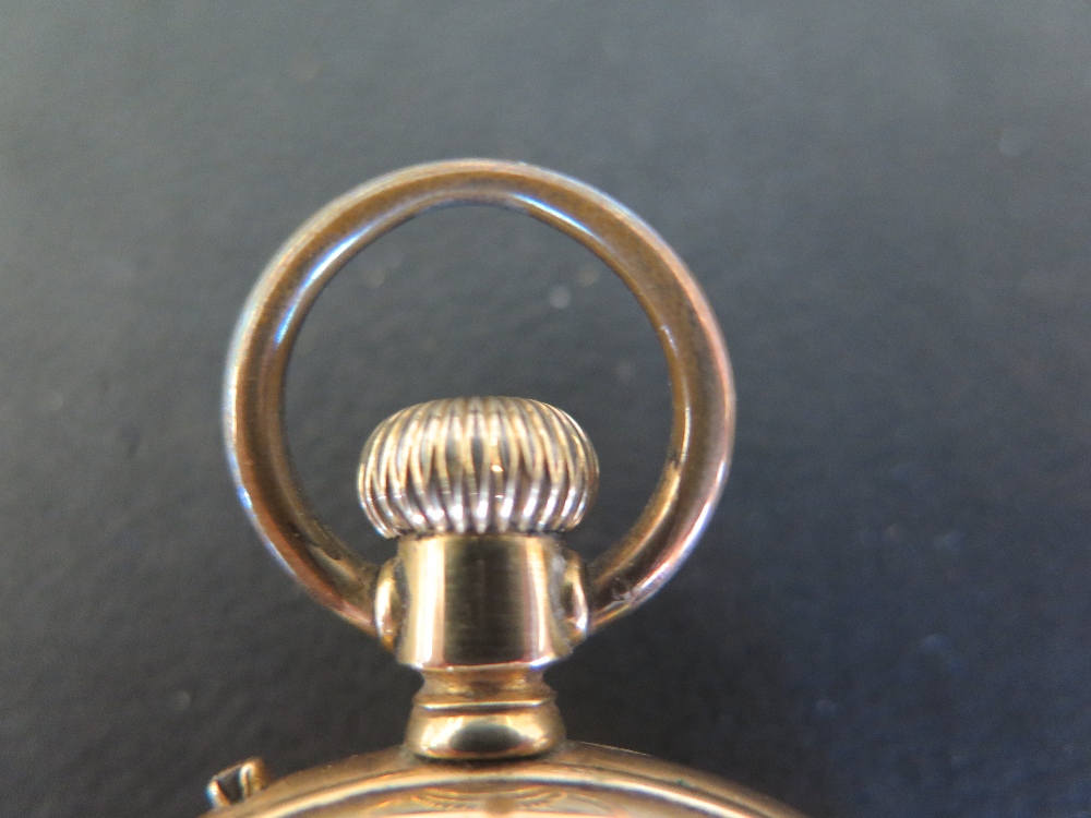 An 18 ct gold pocket watch with movement stamped - ATE MELLET - serial no. - Image 6 of 6