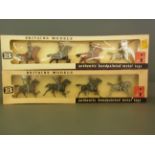 Two boxes of Britains Lead Soldiers one U.S.A. Union Cavalry no.