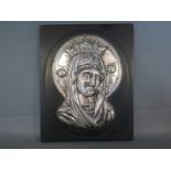 A silver handmade copy of a Byzantine Icon - marked silver 1000
Condition report: Good condition