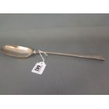 A George III Irish old English pattern gravy or stuffing spoon by Joseph Cullen, Dublin 1767,