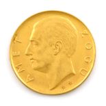 Albania, Zog, 100-Francs, 1926 R (Rome), head left, rev., biga to right (F 1).  Extremely fine.