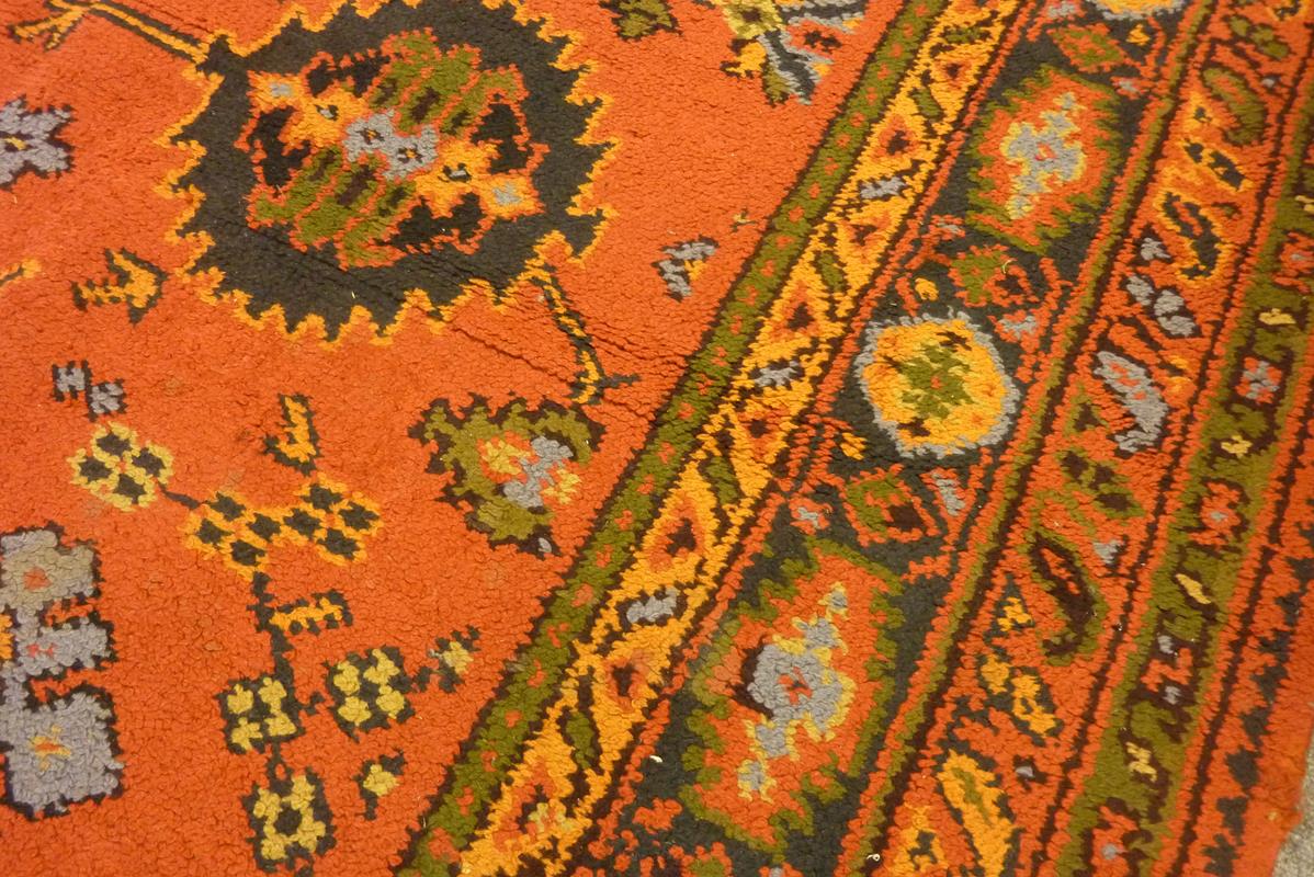 A Donegal carpet, in Turkish style, Ireland, early 20th century, 548 x 344cm. - Image 4 of 6