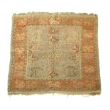 A Turkish Ushak small rug, west Anatolia, early 20th century, 115 x 115.7cm.Provenance: The Property