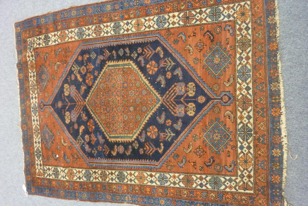 A north west Persia rug, c.1920-30, 192 x 145cm.
 
Lot 4 – a north west Persian rug.  Overall a - Image 2 of 6