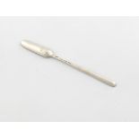 A George III silver marrow scoop, by T and W Chawner, London 1771, the reverse of the bowl with a