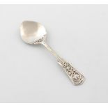 A Scottish provincial silver jam spoon, by Alexander Ritchie, of Iona, with Glasgow  marks for 1934,